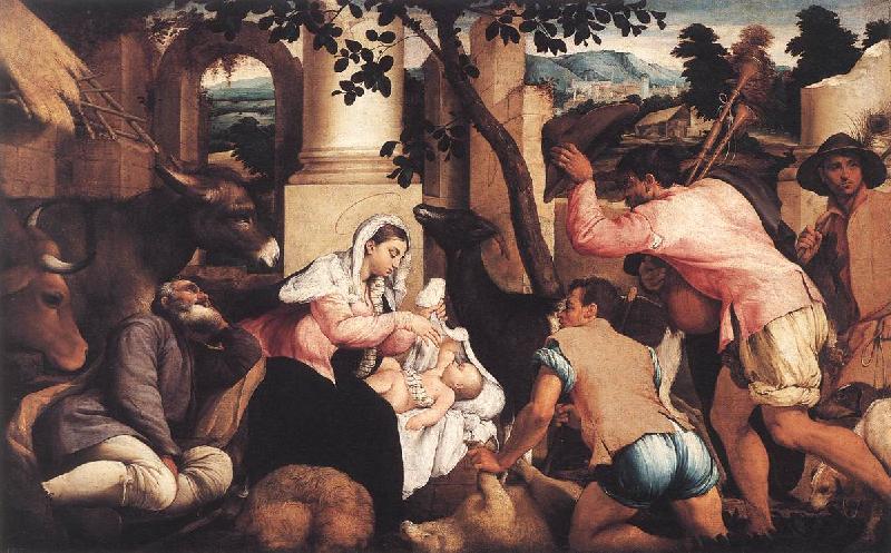 BASSANO, Jacopo Adoration of the Shepherds ss